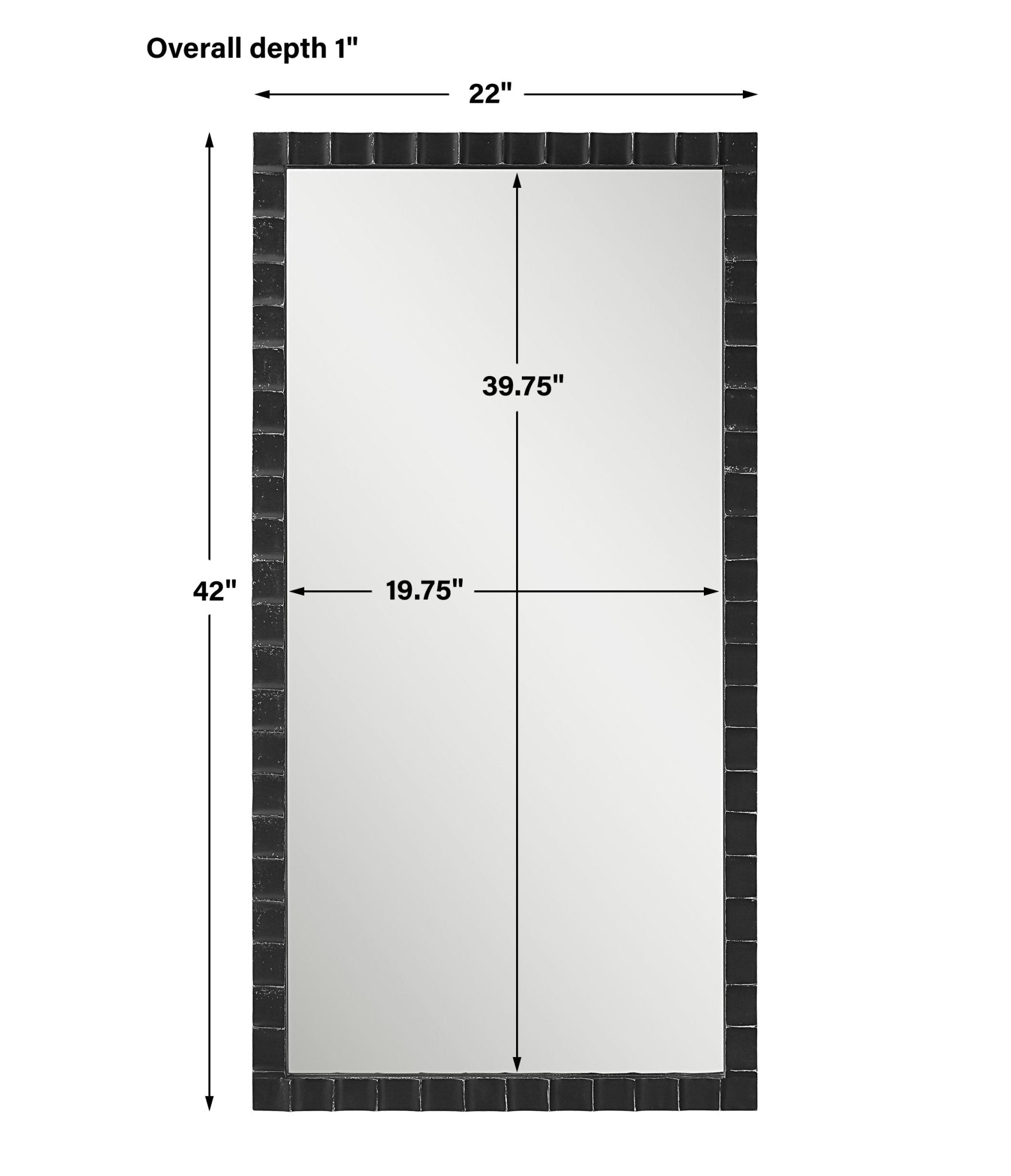 Dandridge Mirror, Black Mirrors| Uttermost