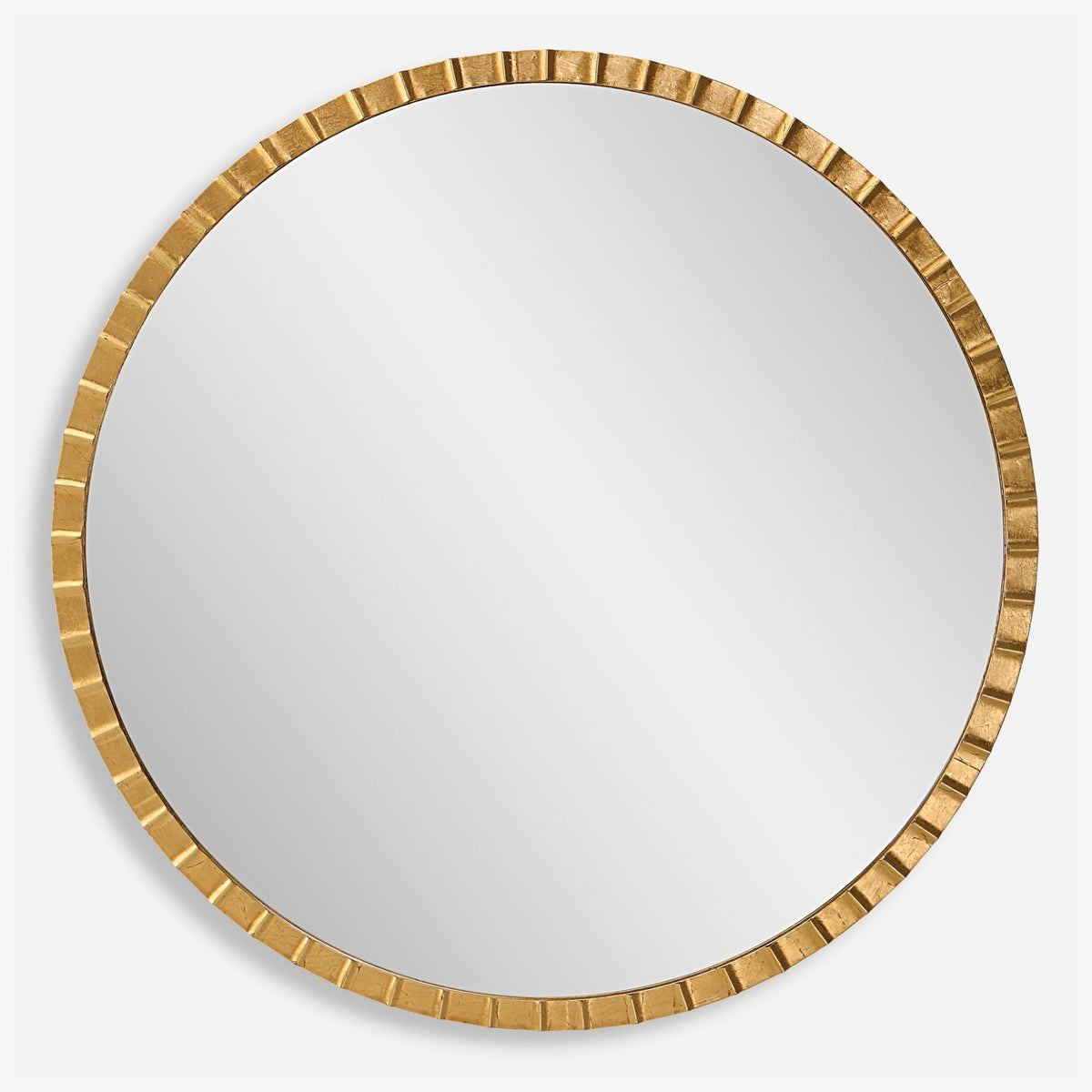 Dandridge Round Mirror, Gold Mirrors| Uttermost