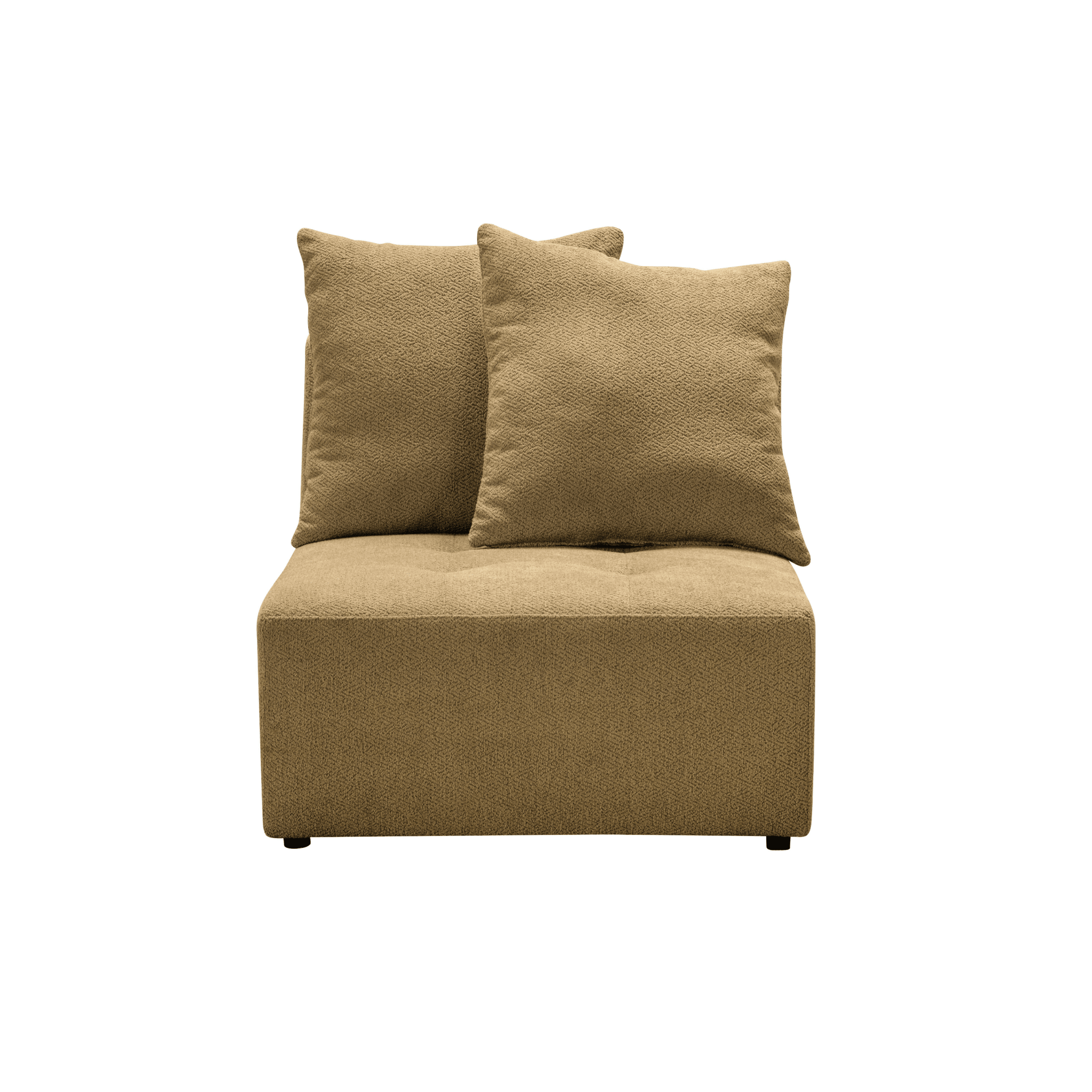Daniela Mustard Yellow Armless Chair W86 Sectionals| Roots Furniture