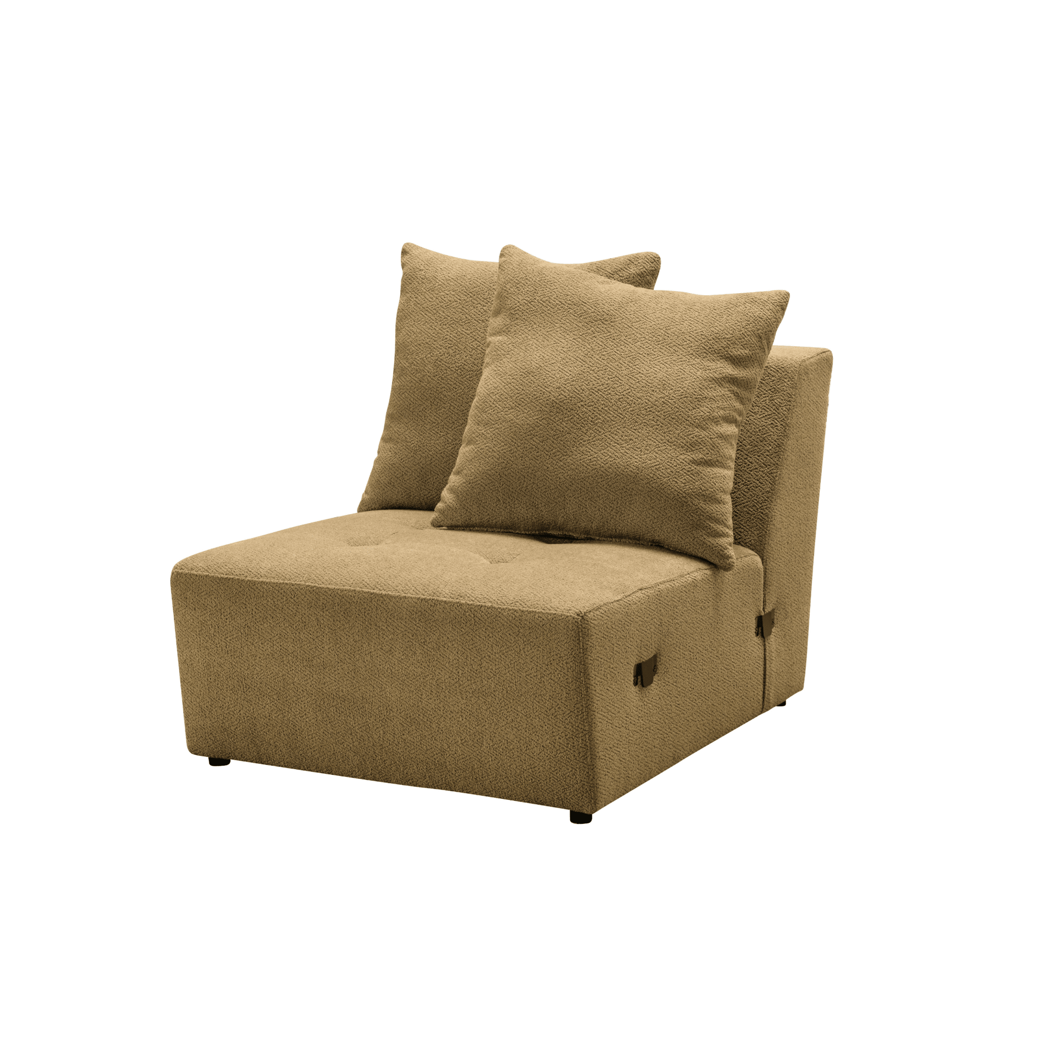 Daniela Mustard Yellow Armless Chair W86 Sectionals| Roots Furniture