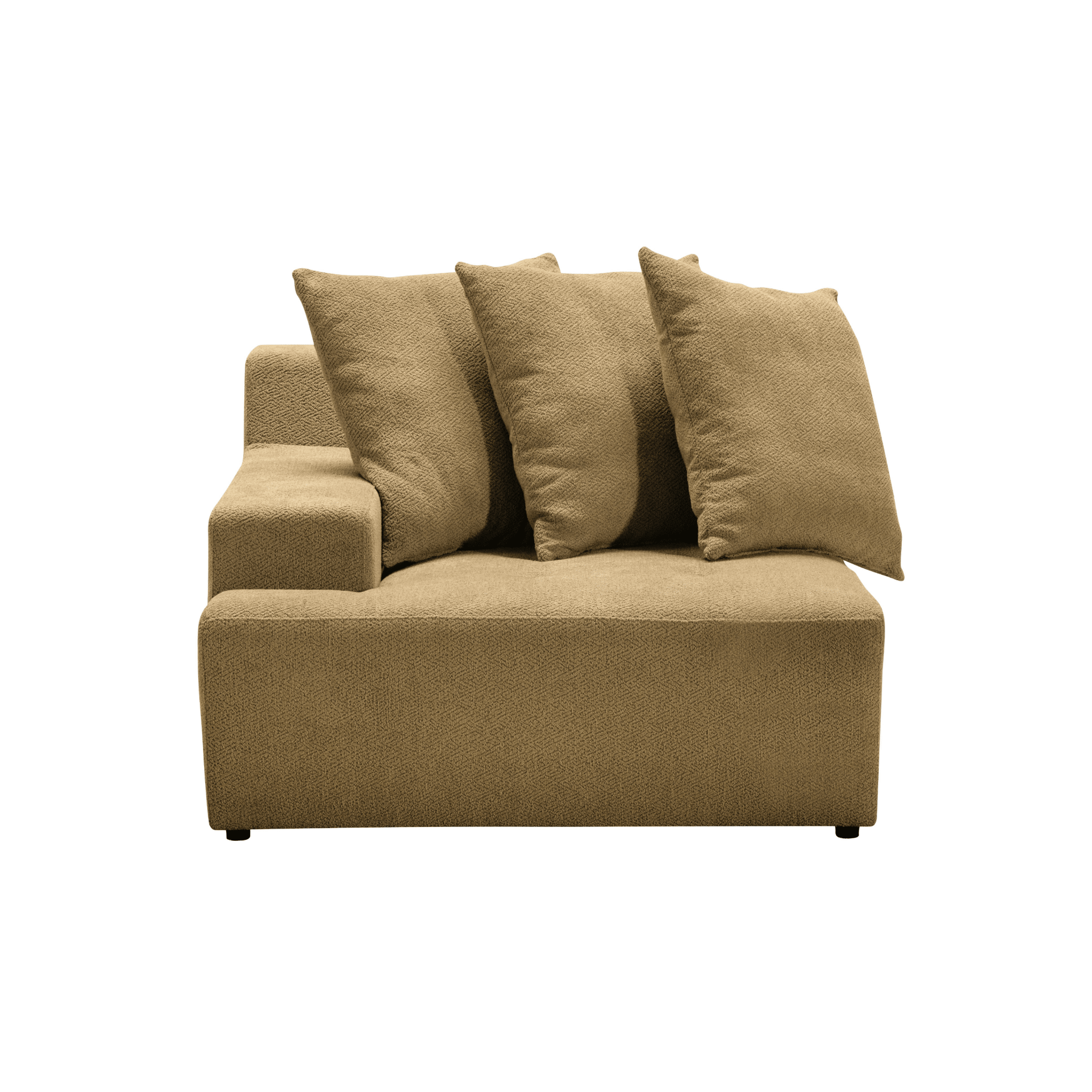 Daniela Mustard Yellow Left Arm Facing Seater W113 Sectionals| Roots Furniture