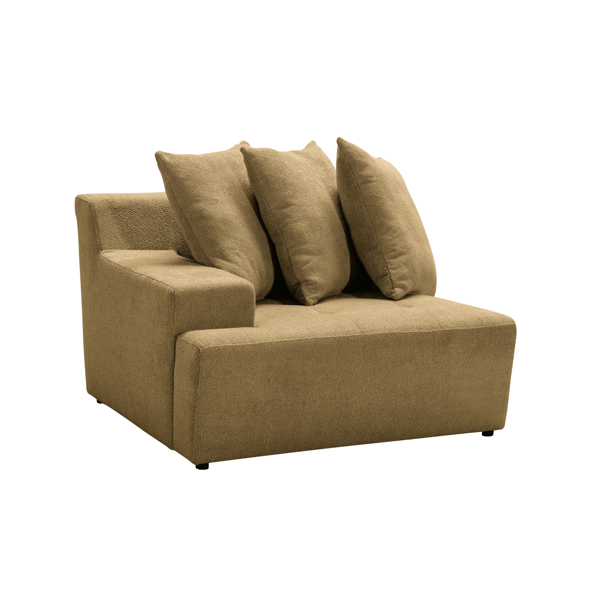 Daniela Mustard Yellow Left Arm Facing Seater W113 Sectionals| Roots Furniture
