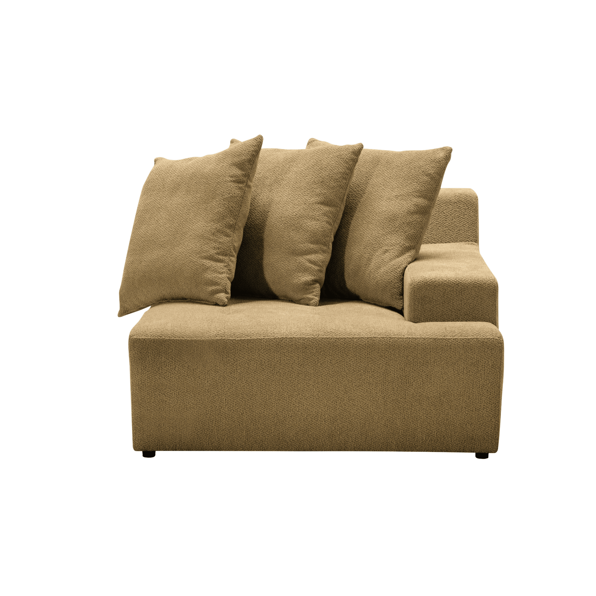 Daniela Mustard Yellow Right Arm Facing Seater W113 Sectionals| Roots Furniture
