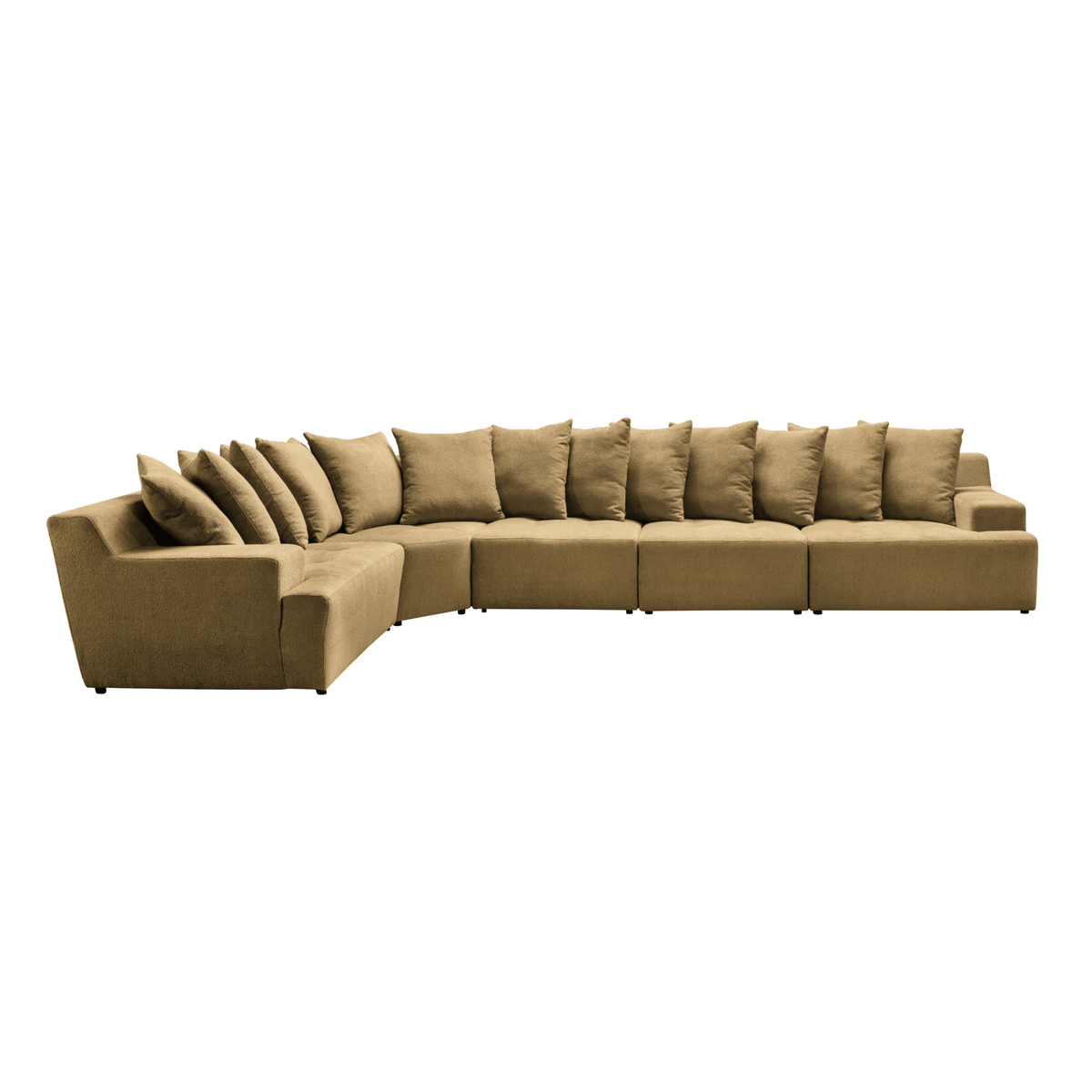 Daniela Mustard Yellow Sectional Sectionals| Roots Furniture