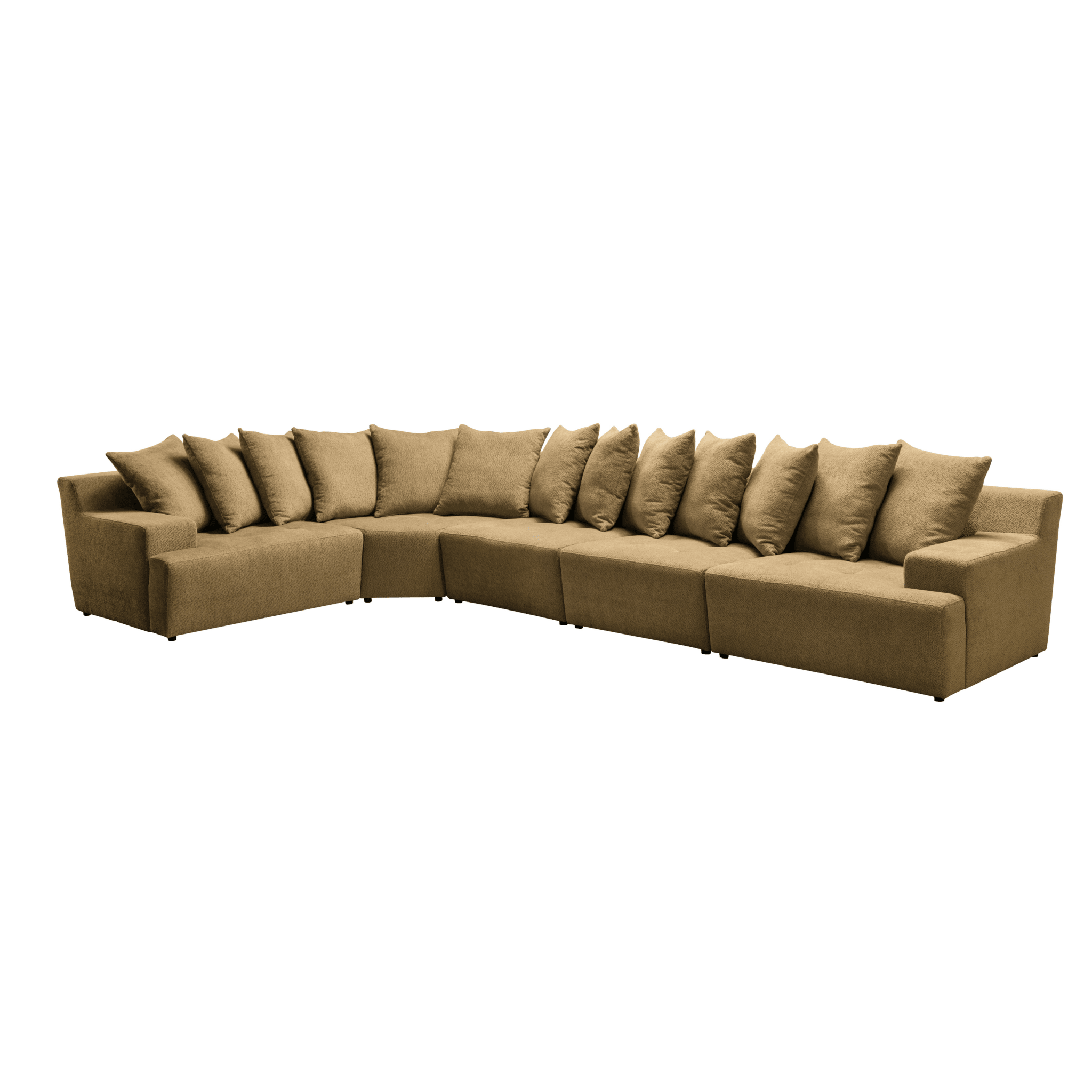 Daniela Mustard Yellow Sectional Sectionals| Roots Furniture