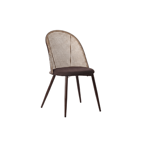 Dano Dining chair – with rattan back, armless Dining Chair| Otath