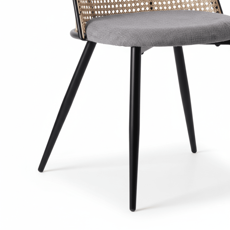 Dano Dining chair – with rattan back, armless Dining Chair| Otath