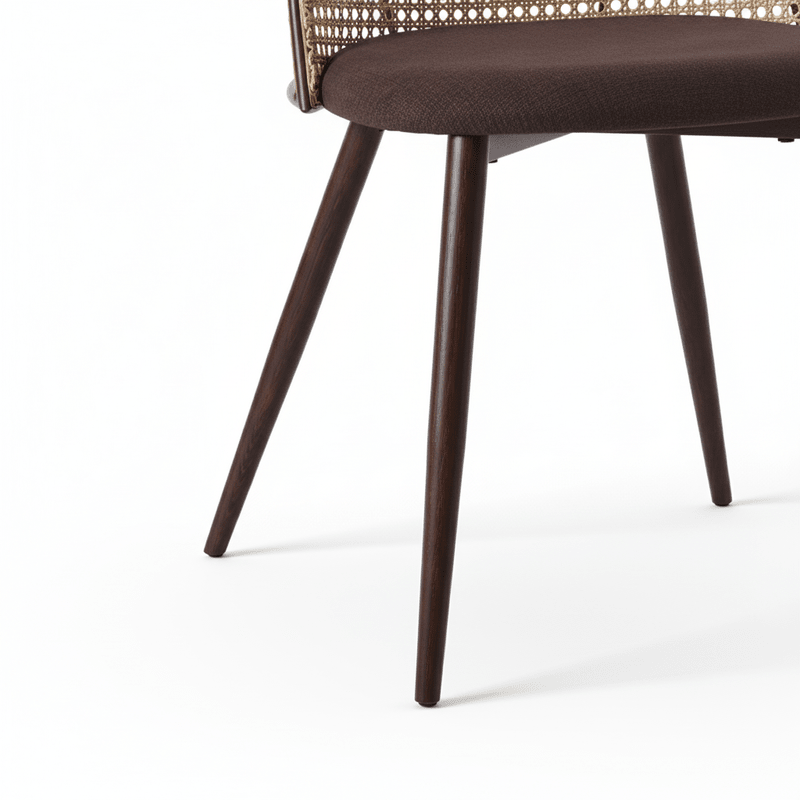 Dano Dining chair – with rattan back, armless Dining Chair| Otath