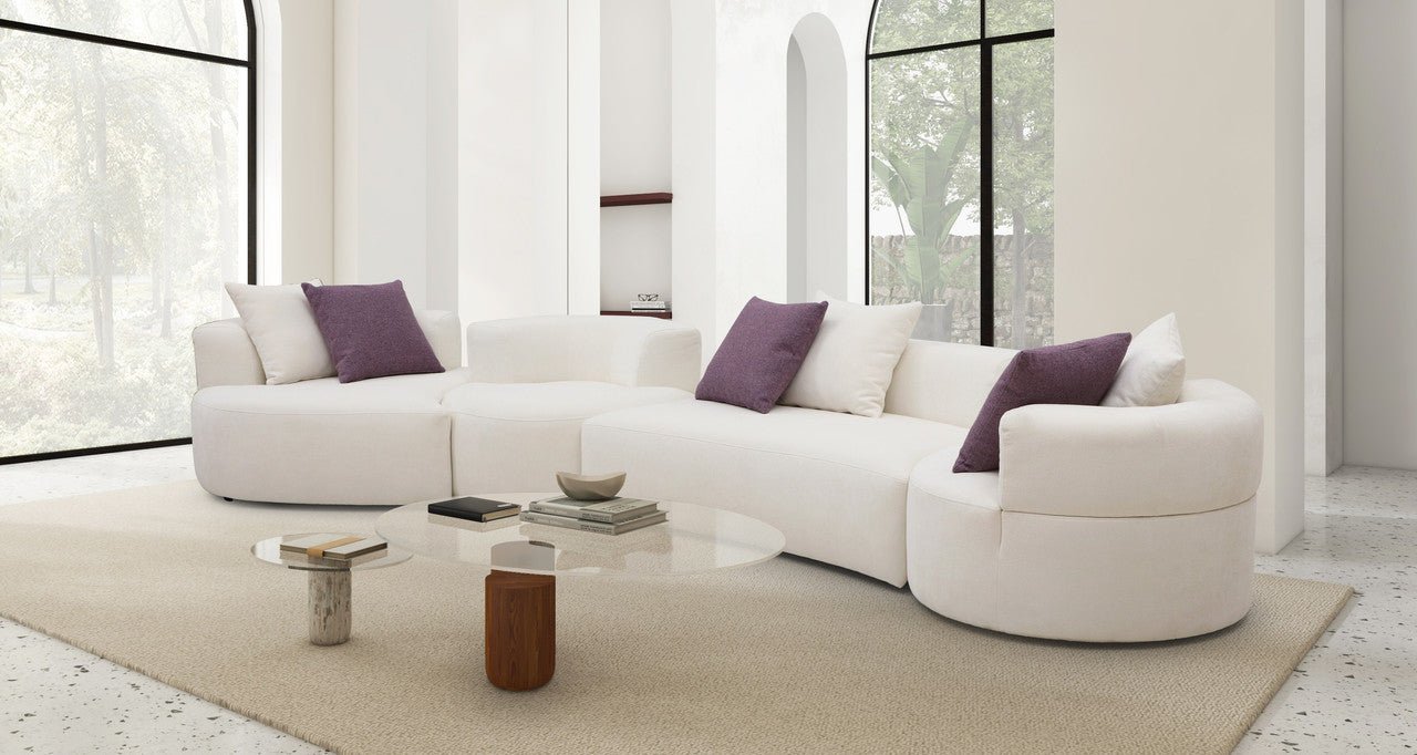 Dante White Sofa Sectionals| Roots Furniture