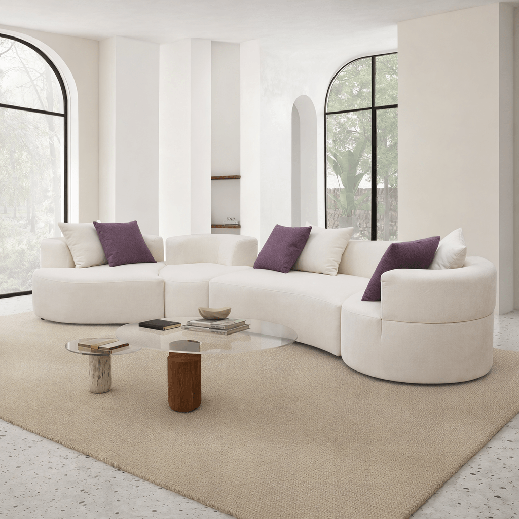 Dante White Sofa Sectionals| Roots Furniture