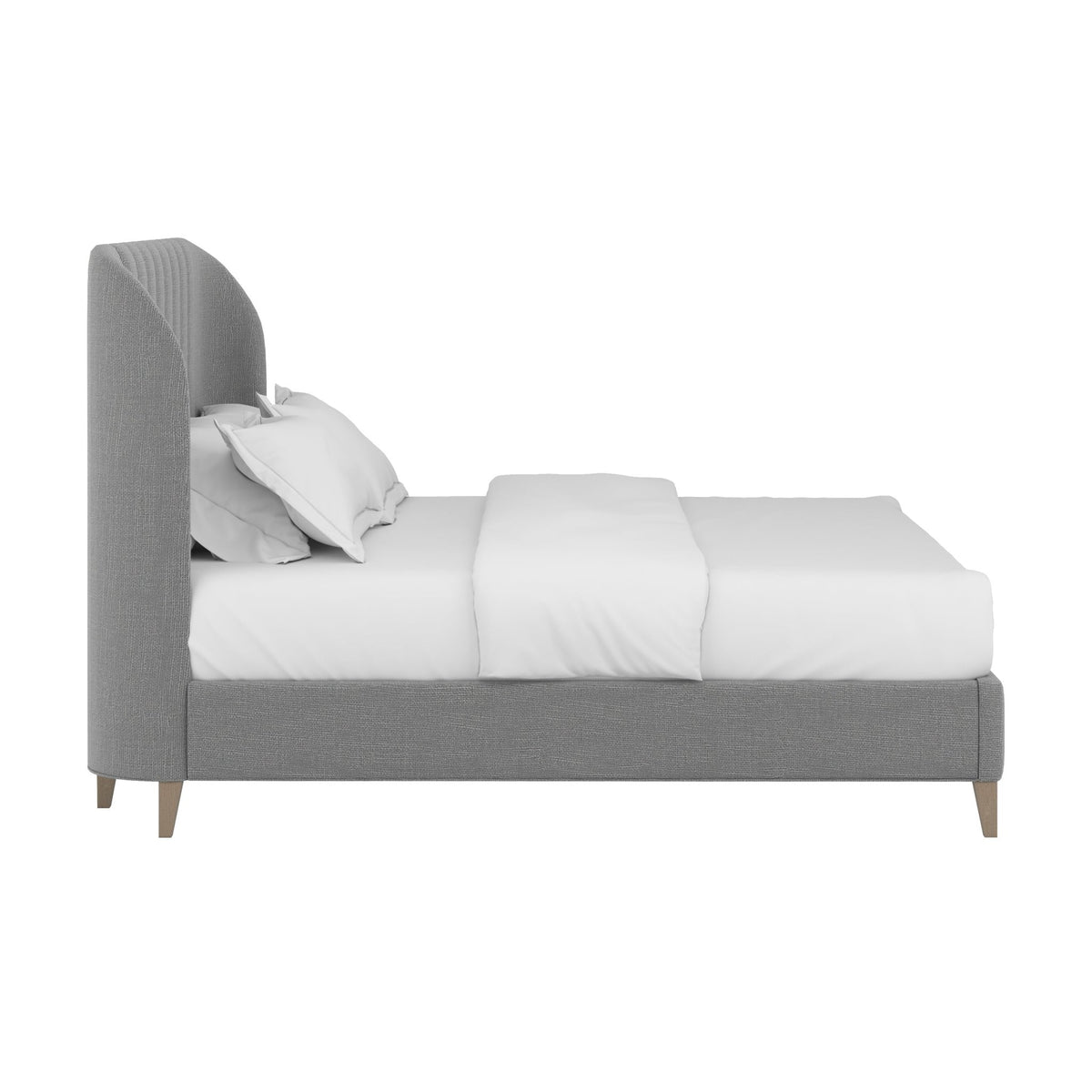 Dante Wide Chn 5/0 Uph Sh Bed -Slate Beds| A.R.T. Furniture