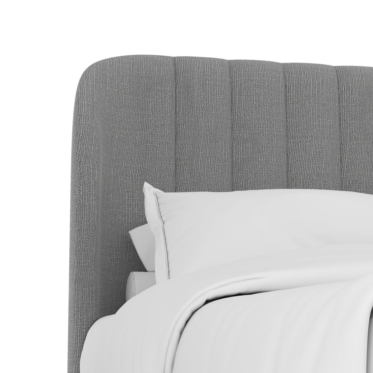 Dante Wide Chn 6/6 Uph Sh Bed -Slate Beds| A.R.T. Furniture