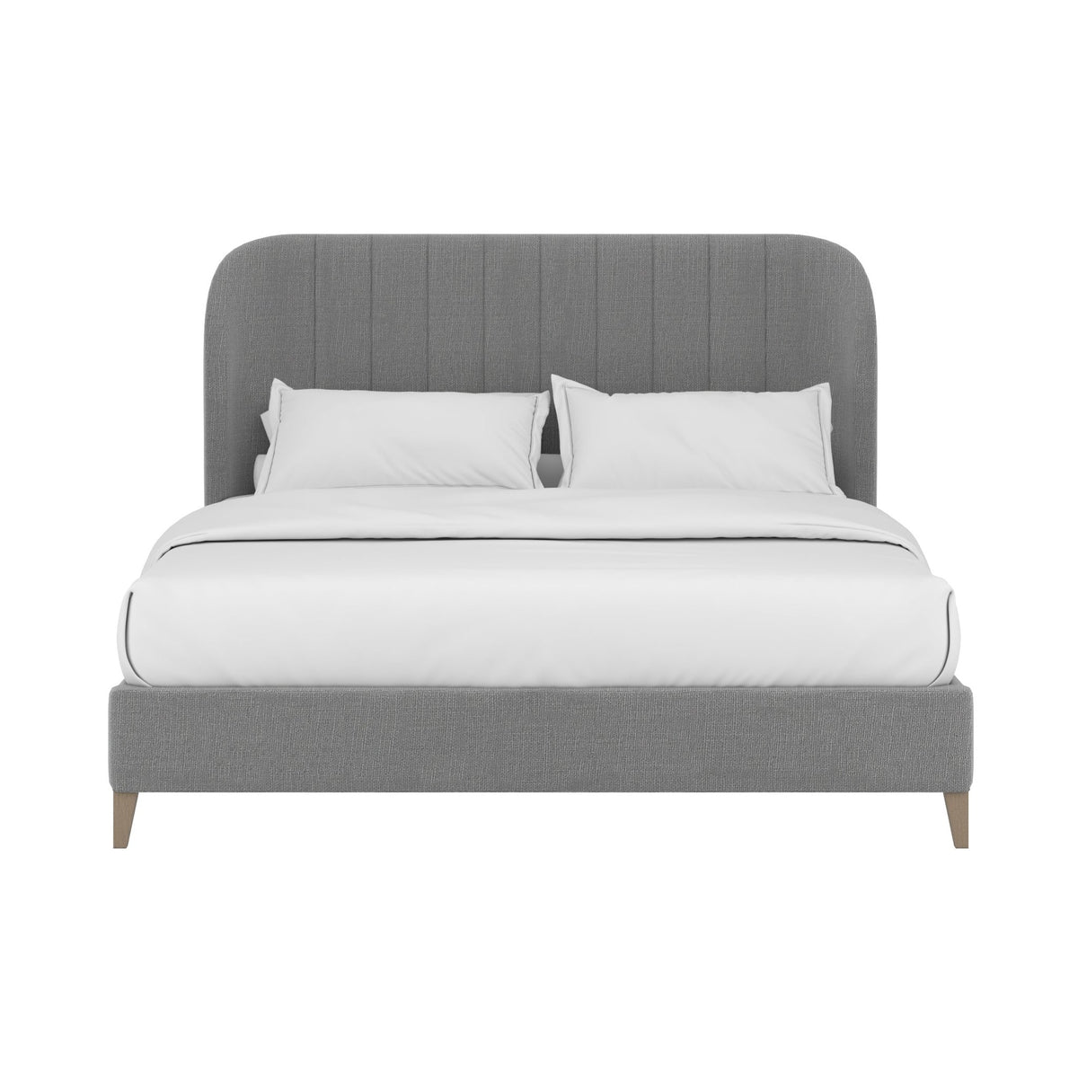 Dante Wide Chn 6/6 Uph Sh Bed -Slate Beds| A.R.T. Furniture