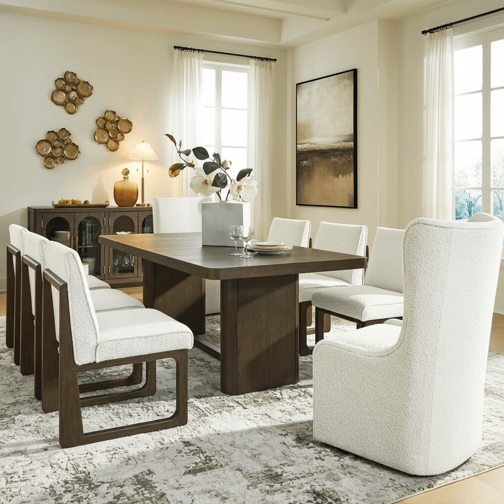 Darimore Dining Room Set with 6 Chairs Dining Room Sets| Ashley Homestore