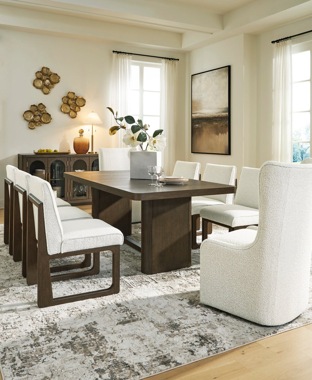 Darimore Dining Room Set with 6 Chairs Dining Room Sets| Ashley Homestore