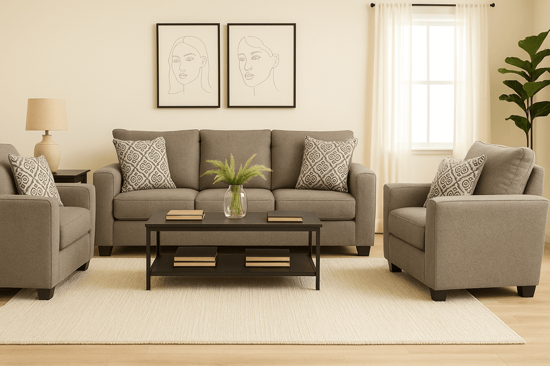 Dark knight Sofa Set - Al Rugaib Furniture