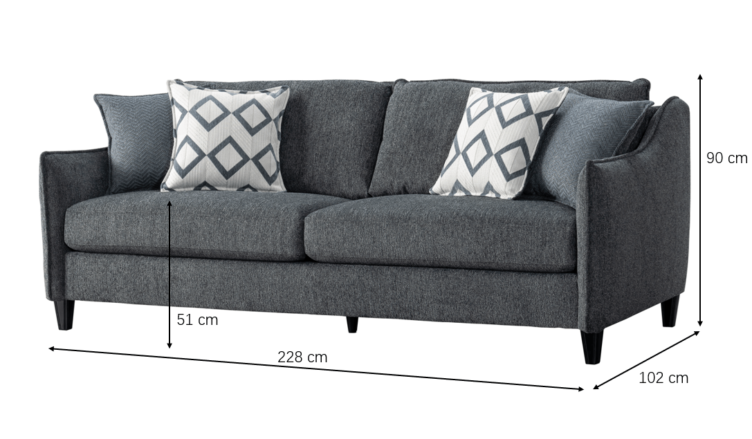 Darkdust Sofa Sofas & Loveseats| Roots Furniture