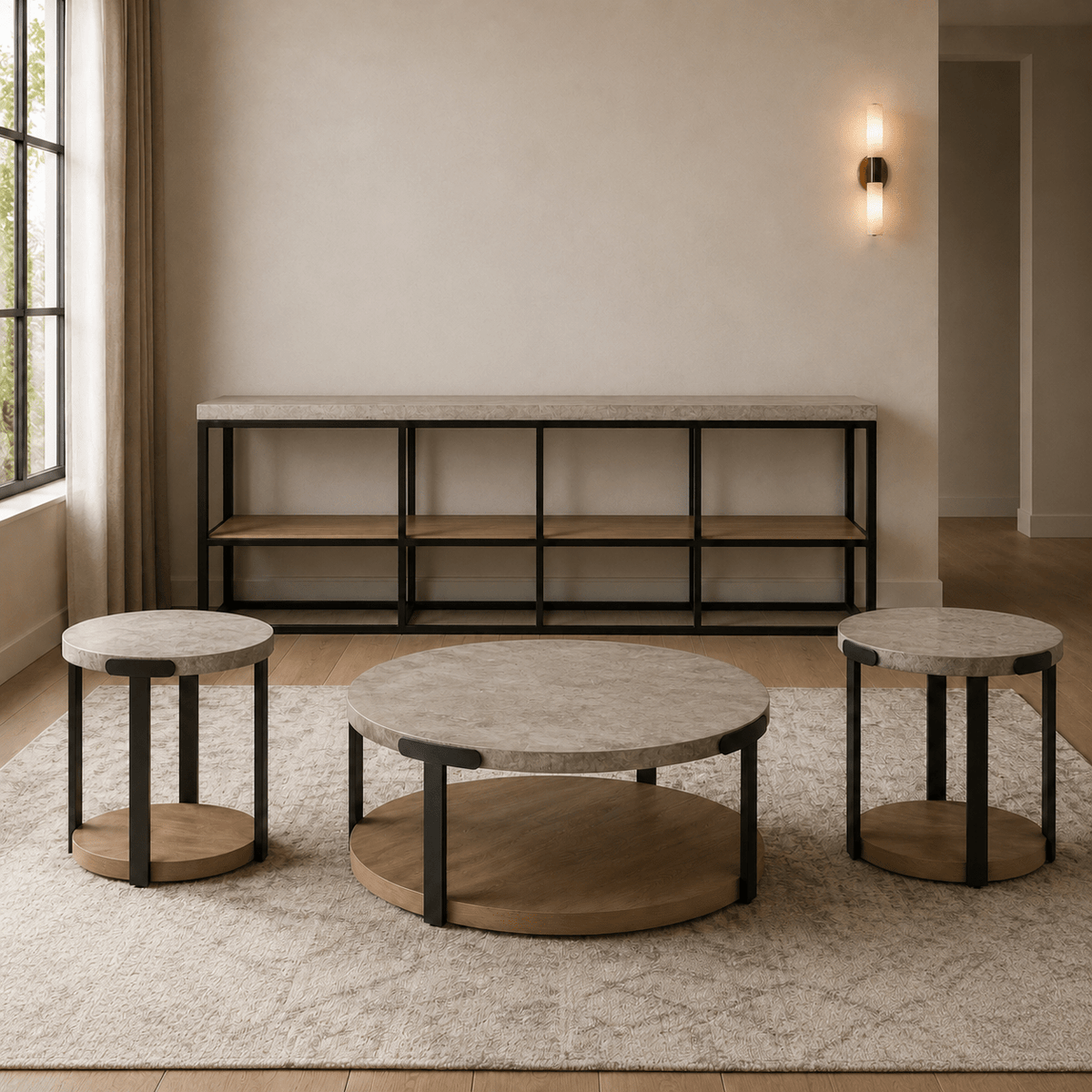 Darthurst Table Set With TV Stand Table Sets| Ashley Homestore