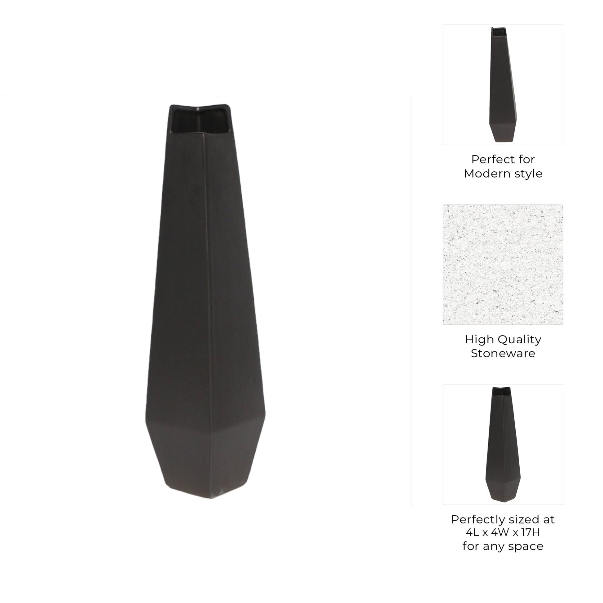 17" Davenport Large Cer Vase Vases and Jars| Sagebrook Home
