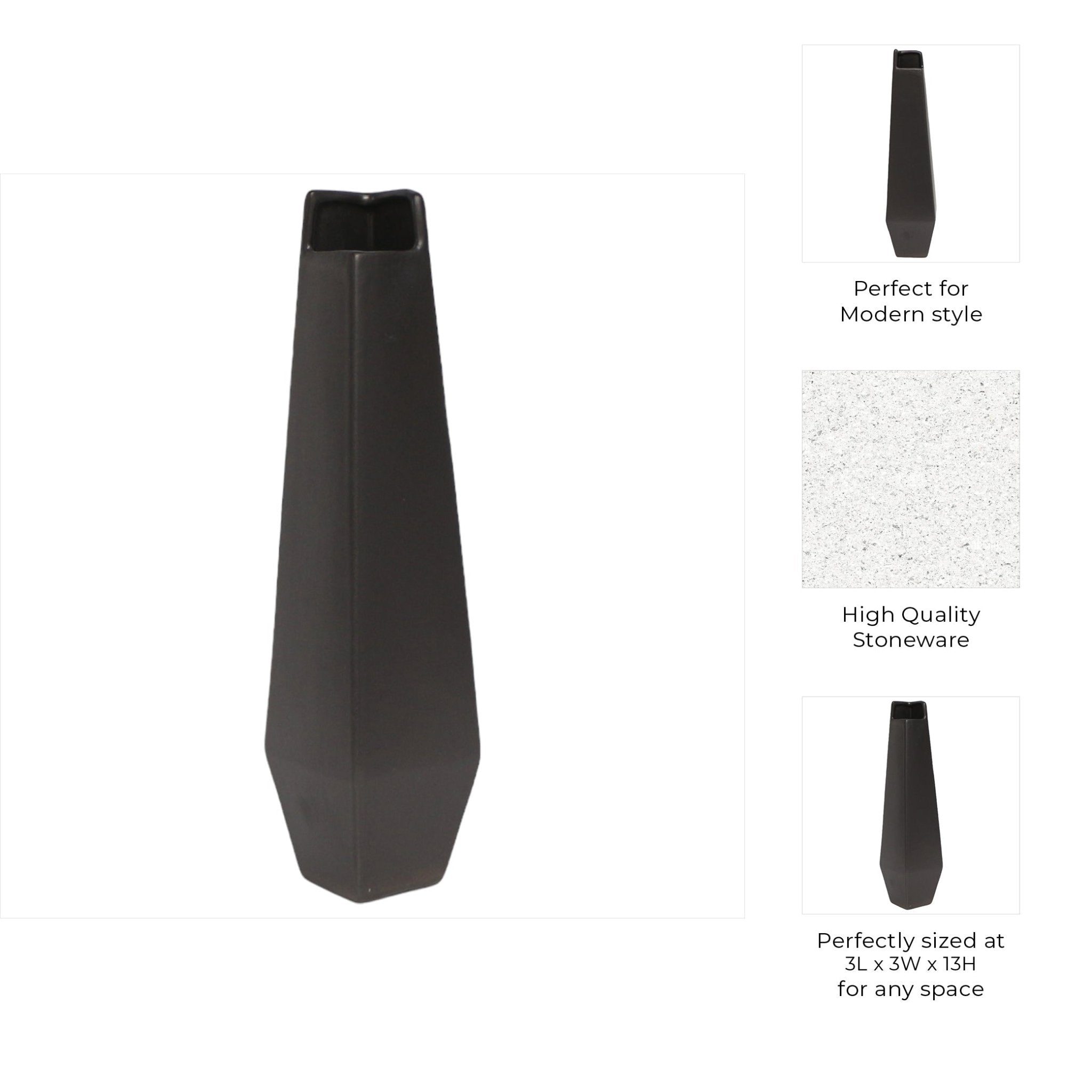 17" Davenport Large Cer Vase Vases and Jars| Sagebrook Home