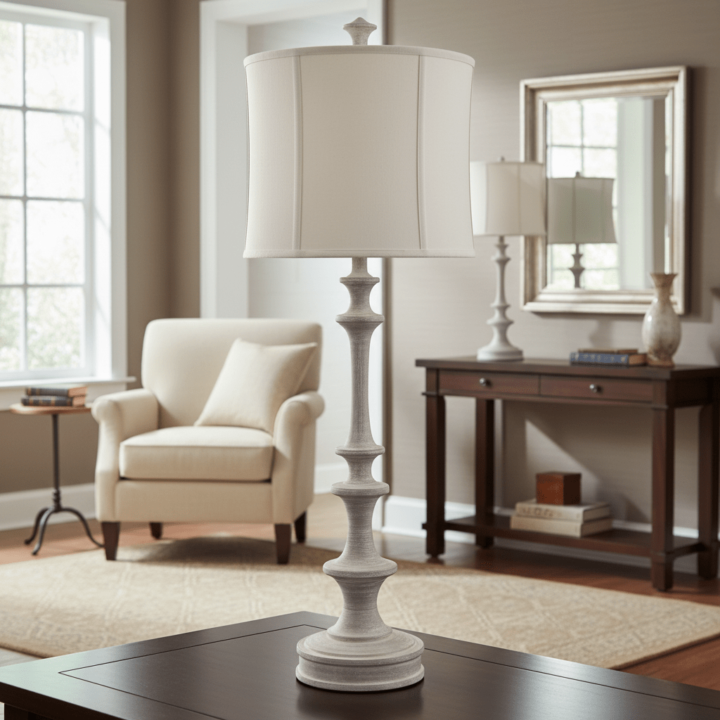 Dawson Candlestick Table Lamp Table Lamps| Crestview