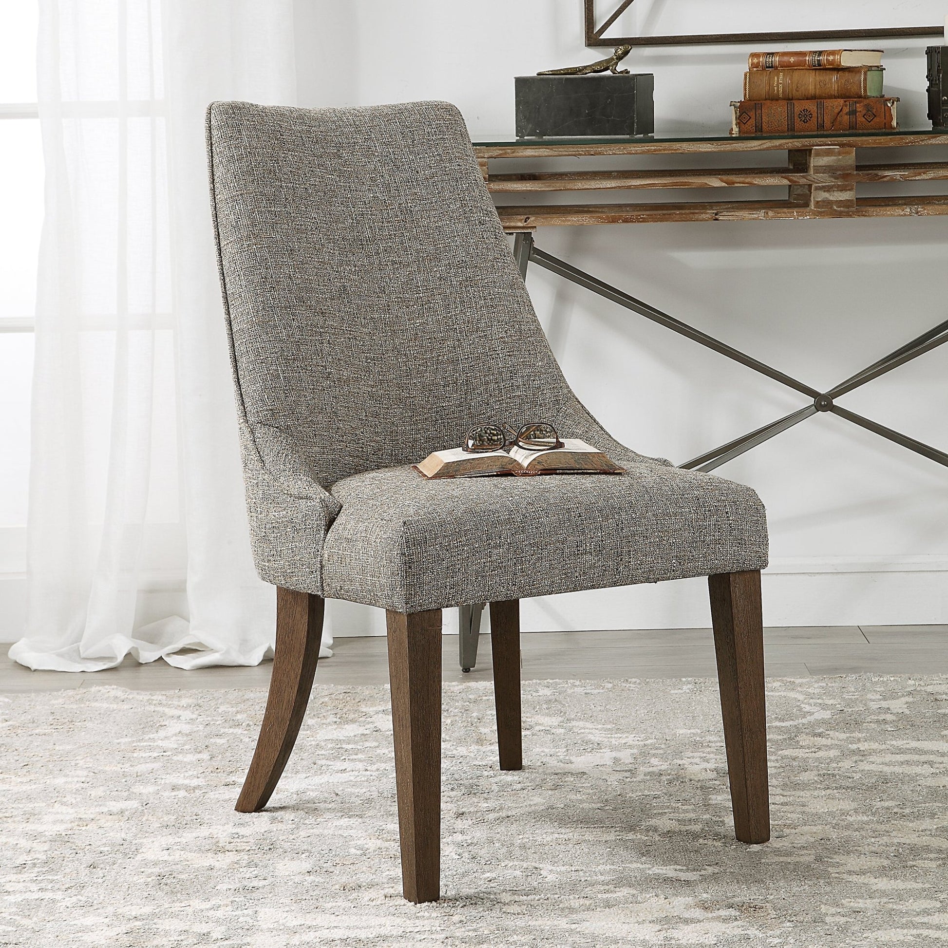 Daxton Armless Chair Chairs| Uttermost