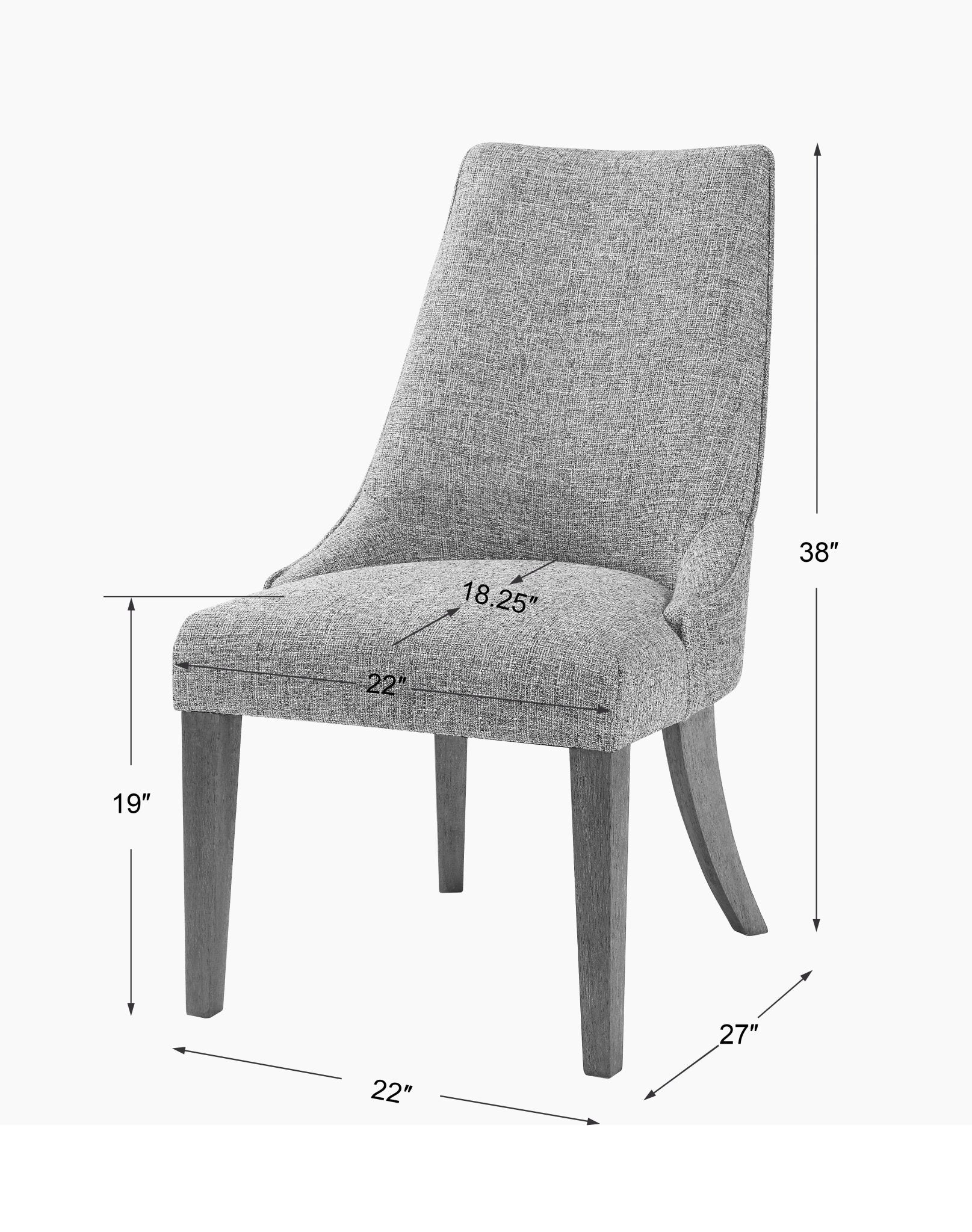 Daxton Armless Chair Chairs| Uttermost