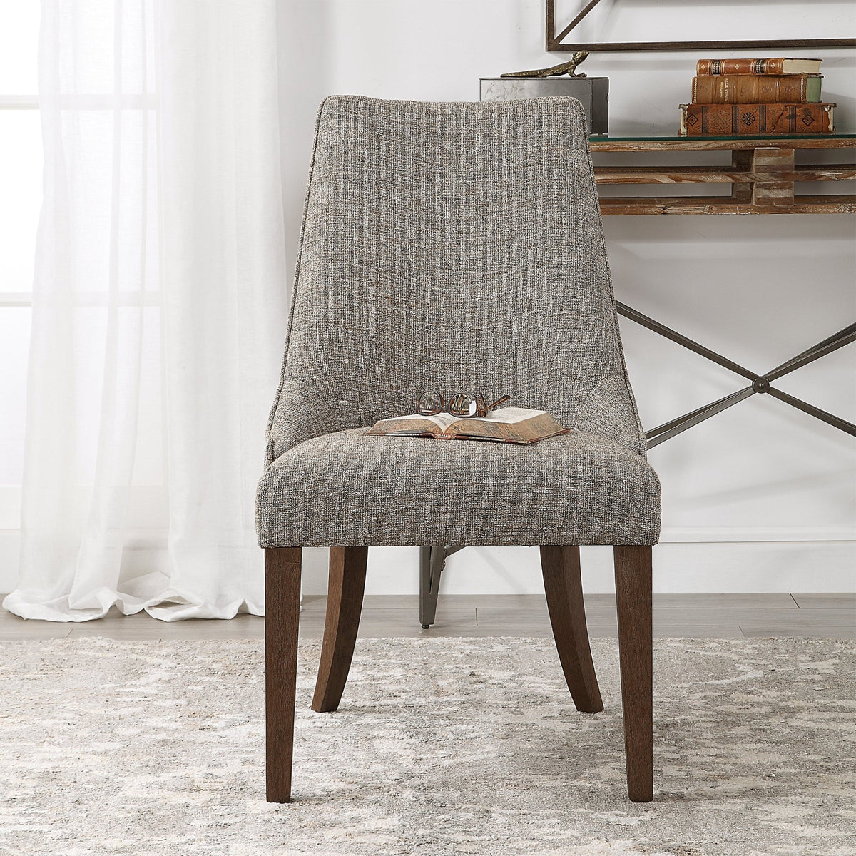 Daxton Armless Chair Chairs| Uttermost