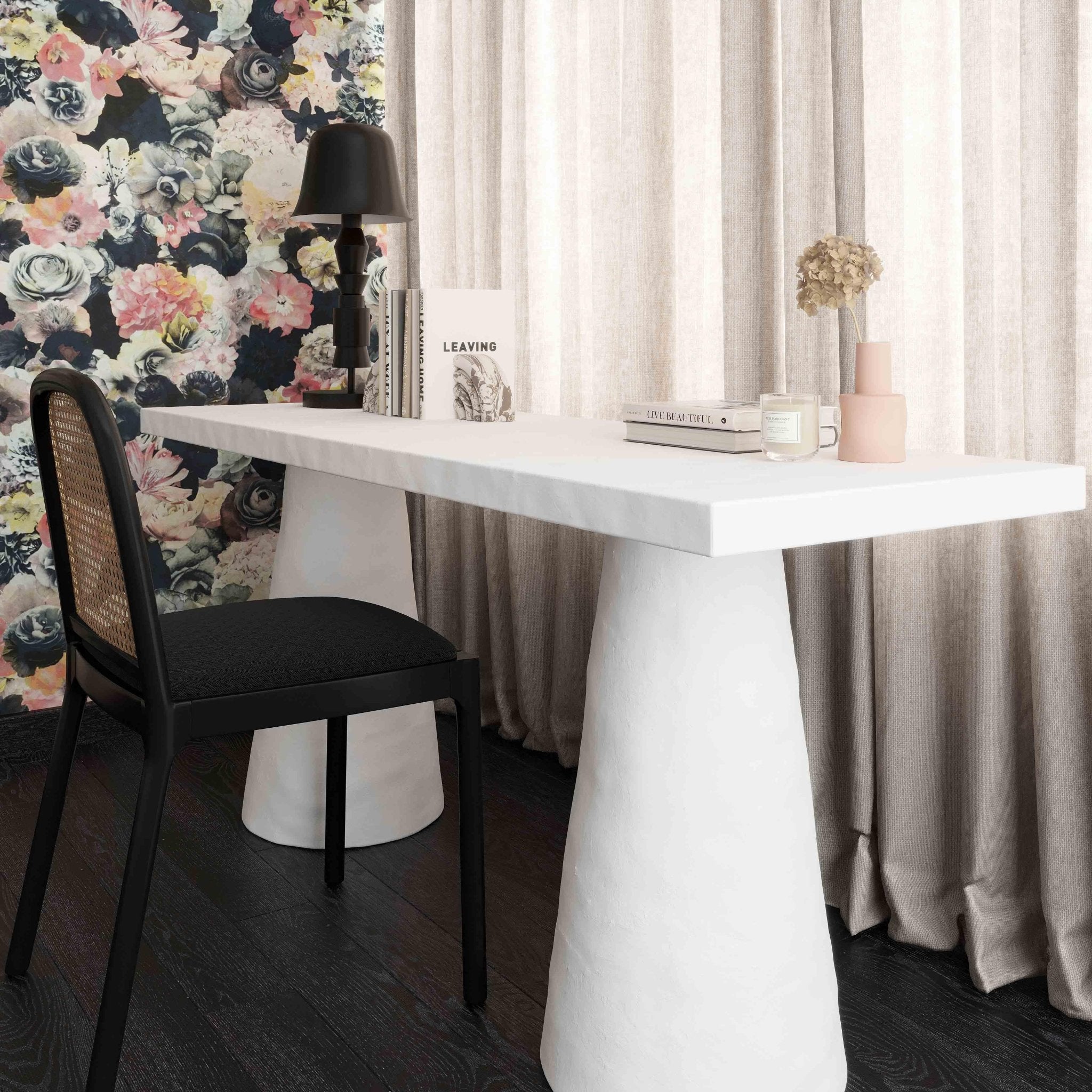 Dayana Plaster Desk Desk| TOV