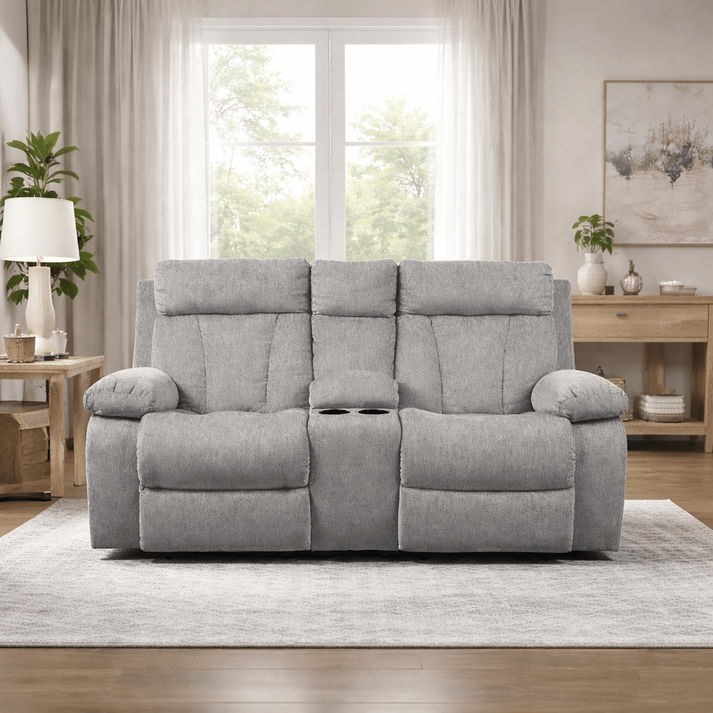 DBL REC LOVESEAT W/CONSOLE Recliners| Ashley Homestore