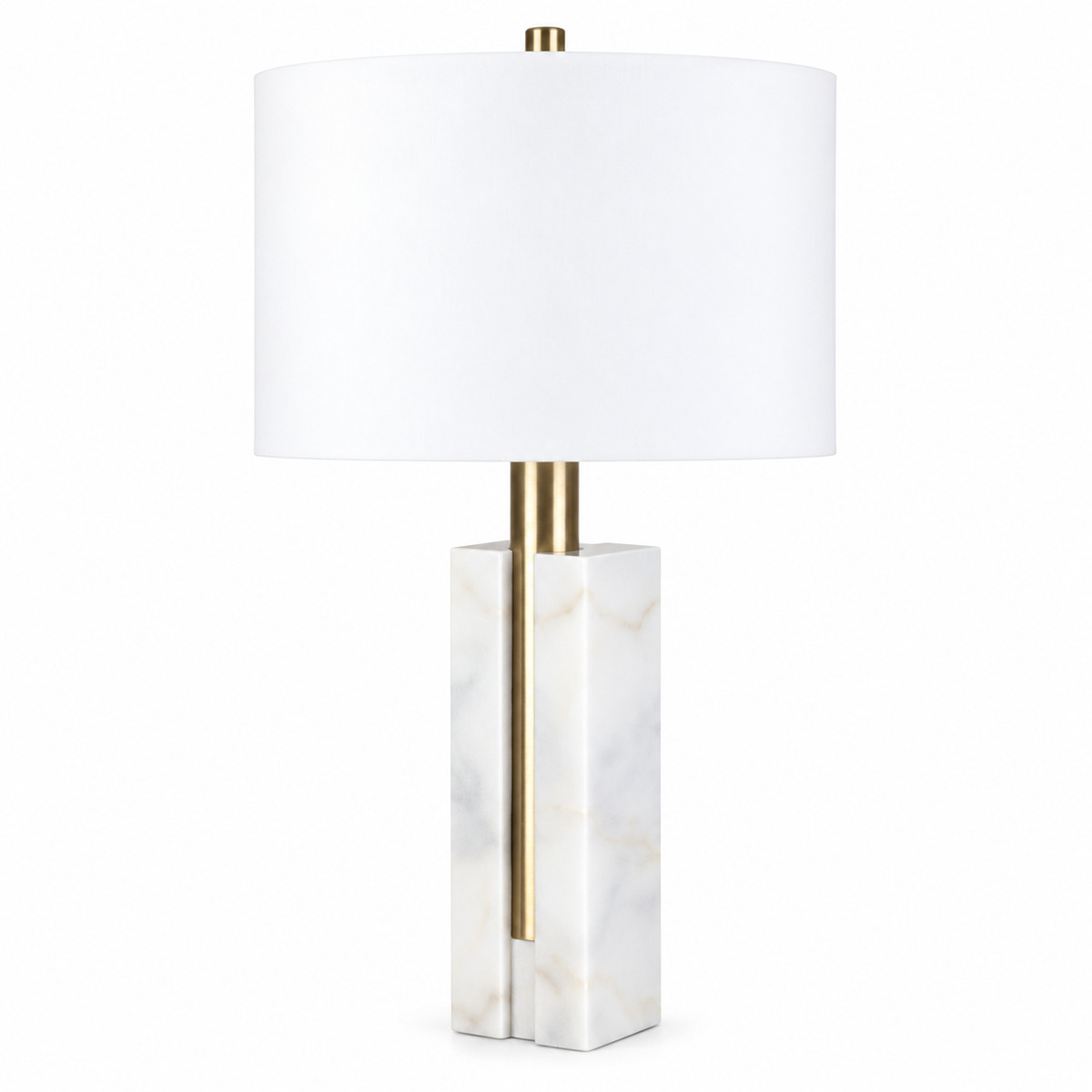 27.5" RAWLINS MARBLE BASE TABLE LAMP