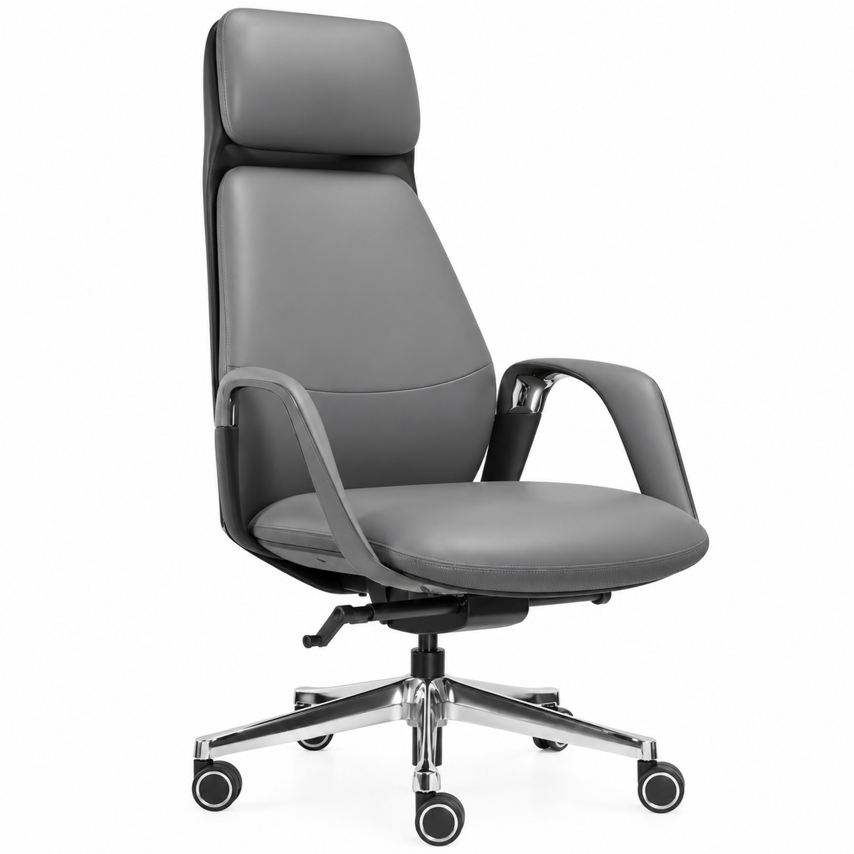 High back chair Grey Black