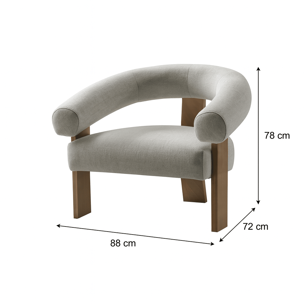 Deacon Beige Accent Chair Chairs| Roots Furniture