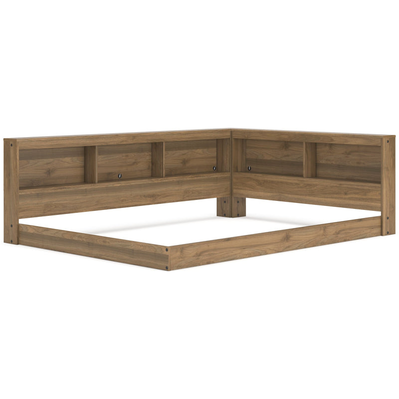 Deanlow Full Bookcase Storage Bed - Al Rugaib Furniture