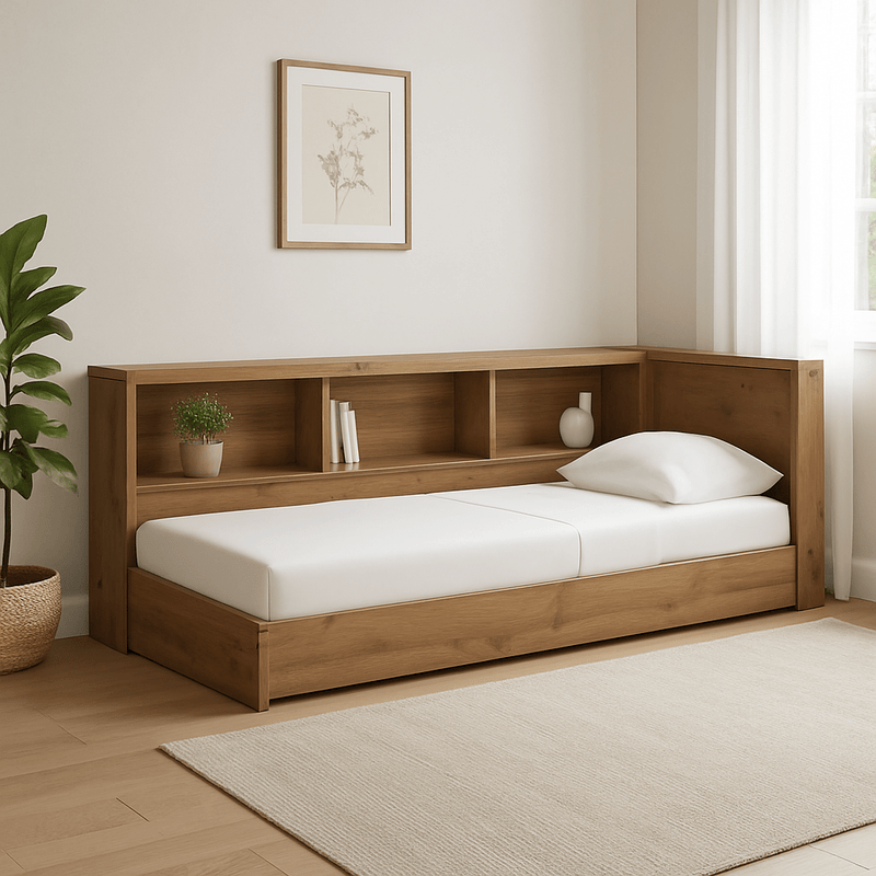 Deanlow Twin Bookcase Storage Bed - Al Rugaib Furniture