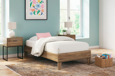 Deanlow Twin Platform Panel Bed - Al Rugaib Furniture