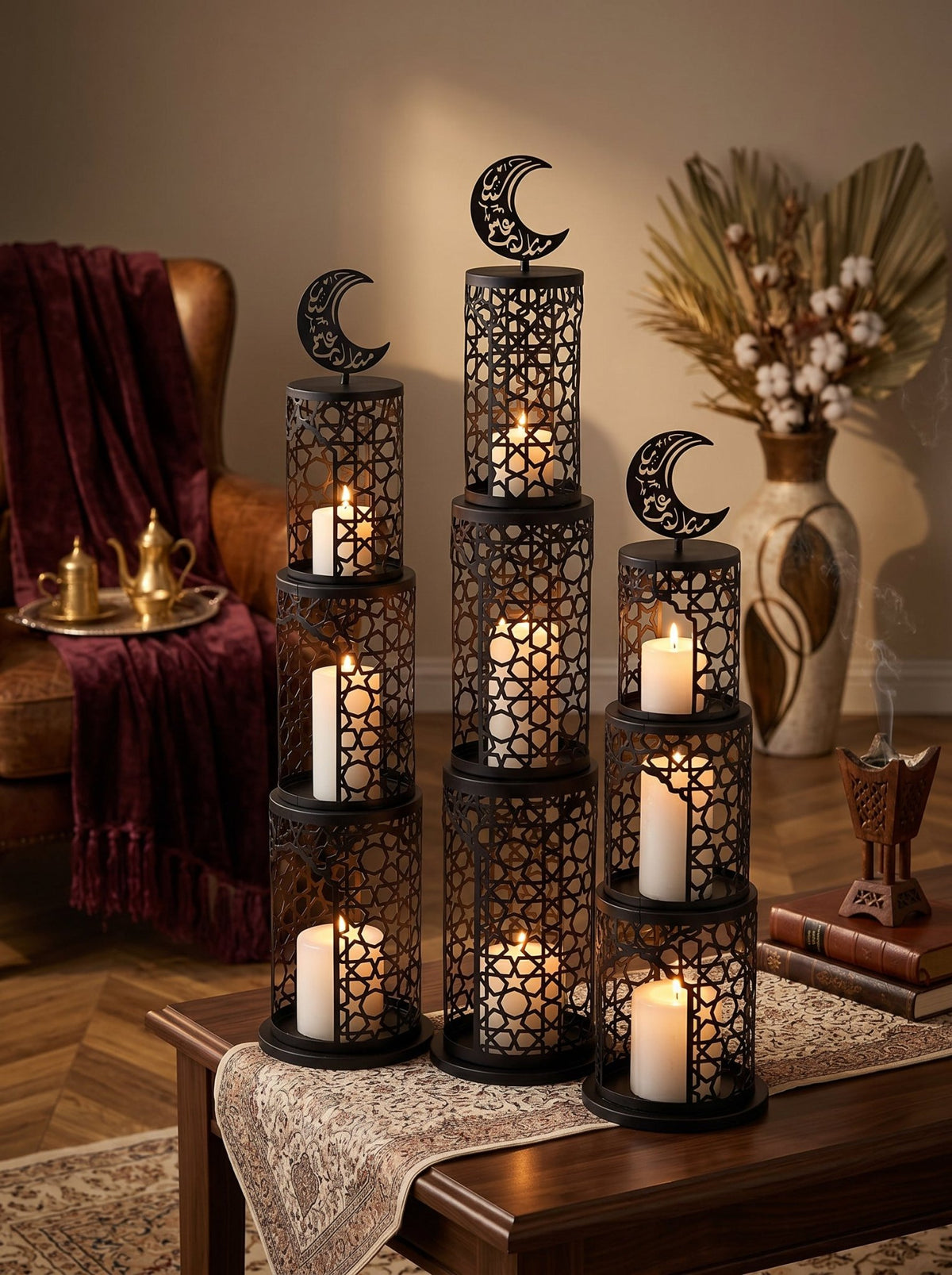 Deco Mosque Tower Table Decors| Roots Furniture