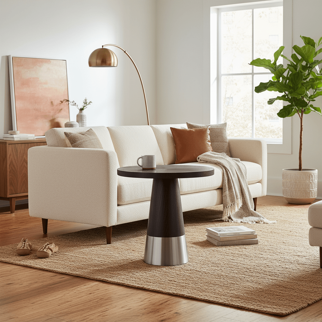 DECORAGE ROUND END TABLE End Tables| Bernhardt