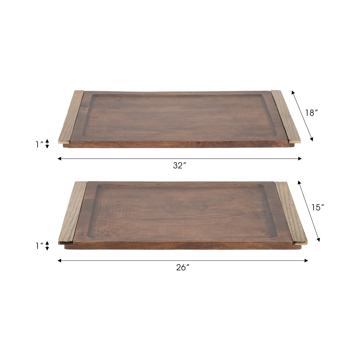 DECORATIVE ACCESSORIES Tray| Sagebrook Home