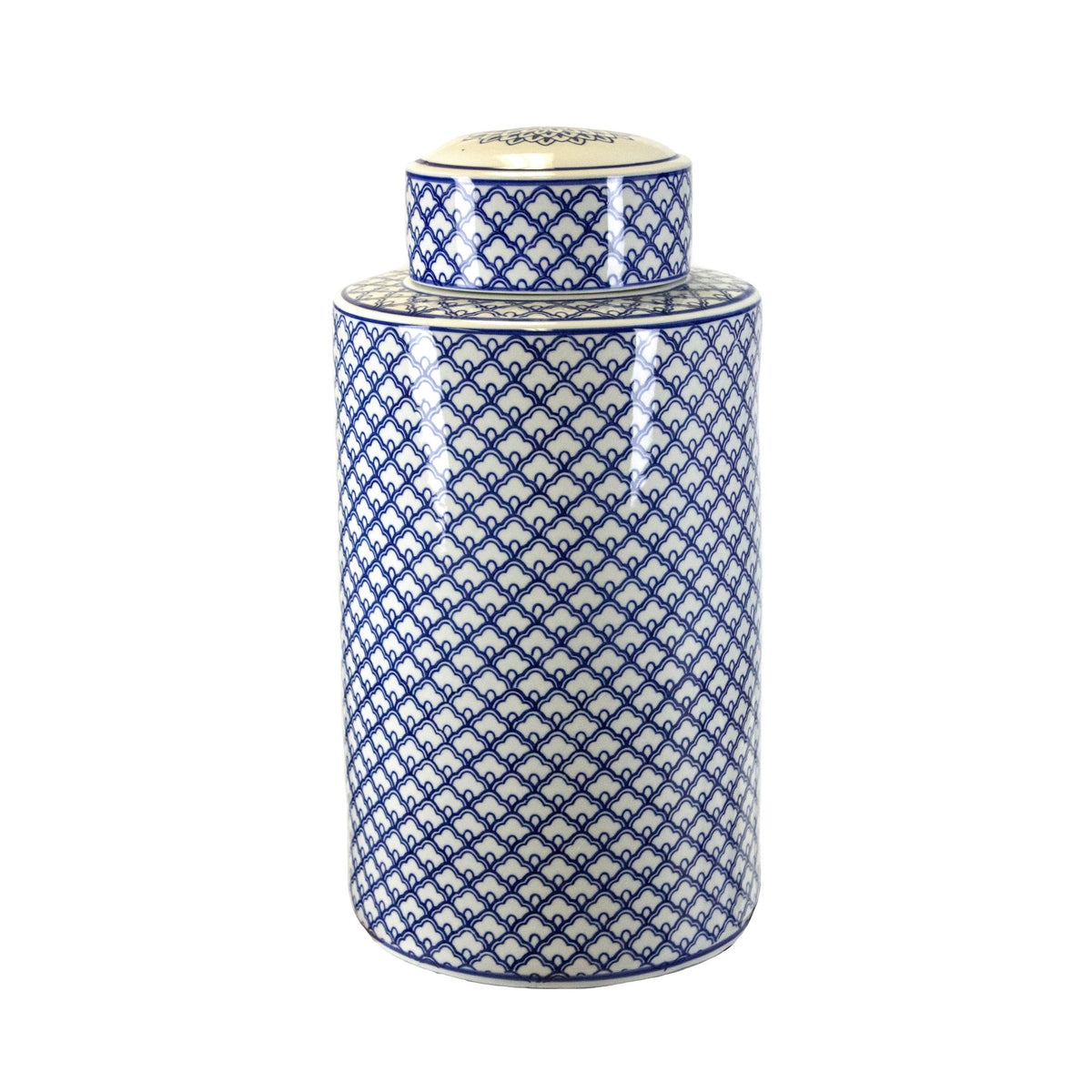 Decorative Covered Jar, Blue/White Vases and Jars| Sagebrook Home