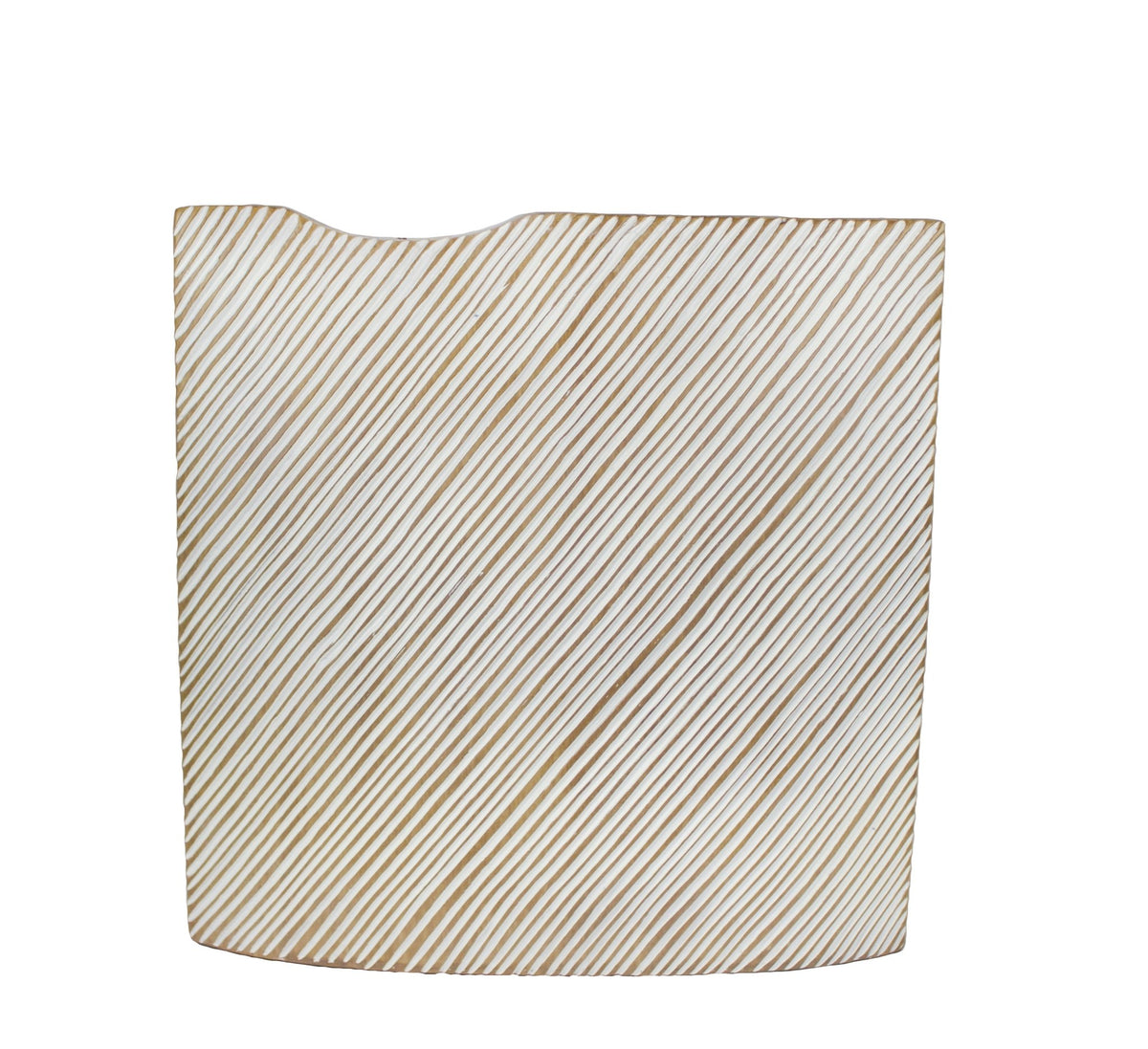Decorative Resin Vase, Brown/White Vases and Jars| Sagebrook Home