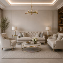 Ella Beige Living Room Set
