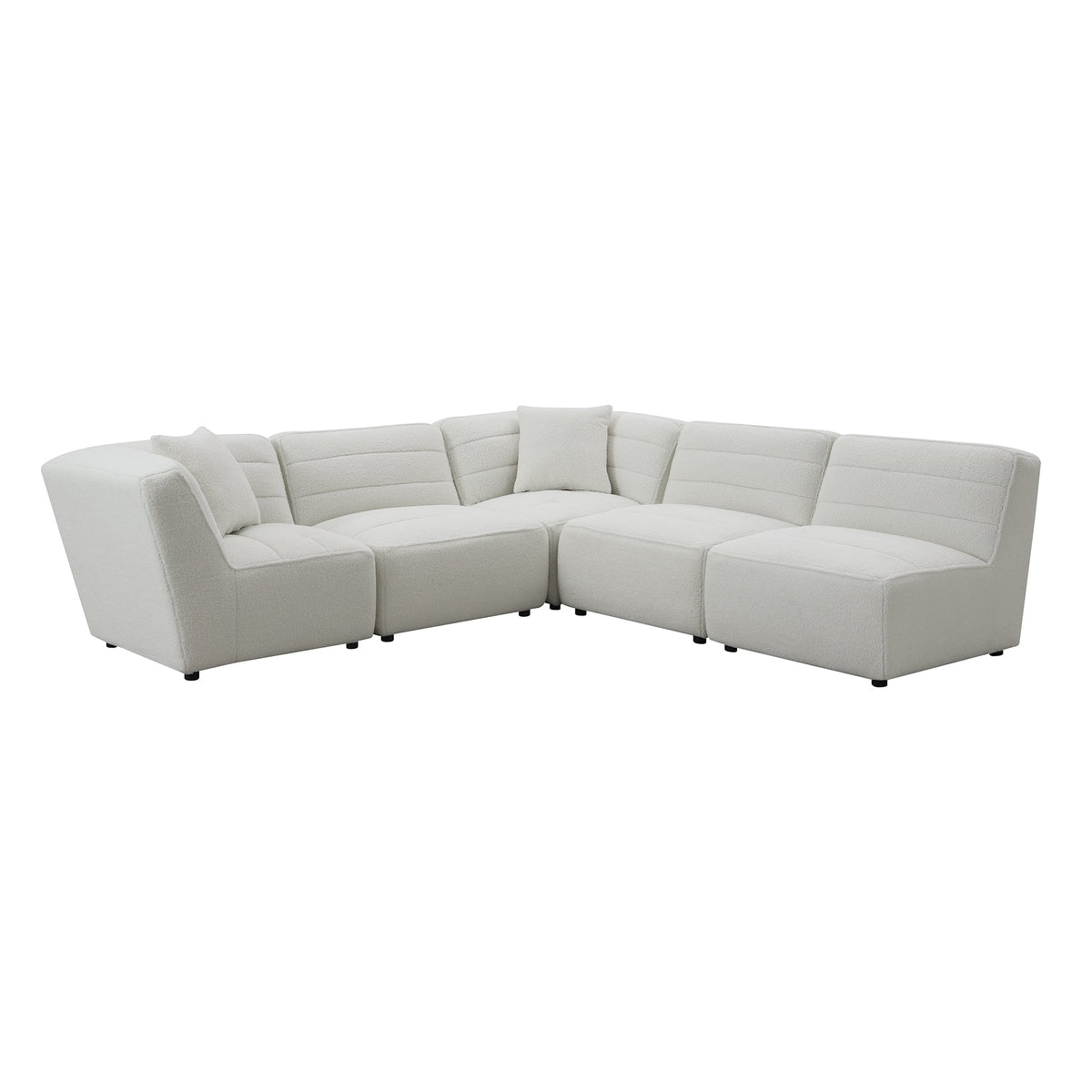 Defender 7-Pieces Sectional - White
