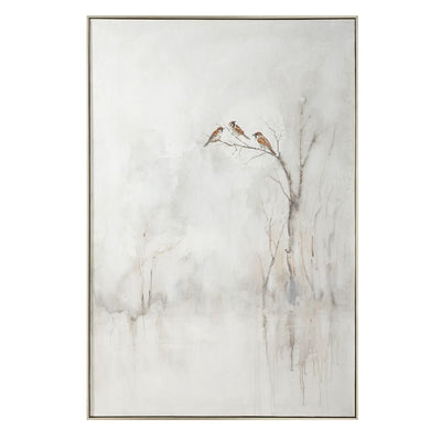 DELICATE TREES Hand Painted Canvas - Al Rugaib Furniture