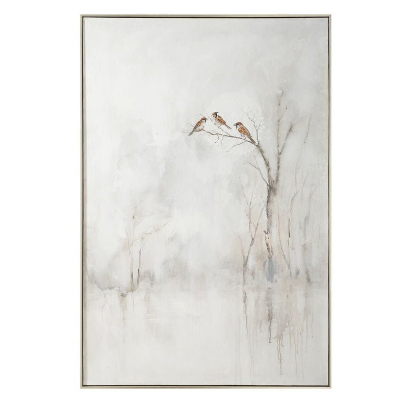 DELICATE TREES Hand Painted Canvas - Al Rugaib Furniture