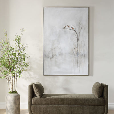 DELICATE TREES Hand Painted Canvas - Al Rugaib Furniture
