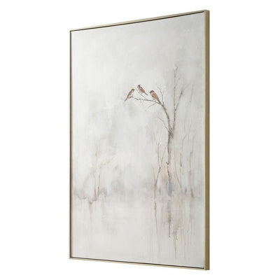 DELICATE TREES Hand Painted Canvas - Al Rugaib Furniture