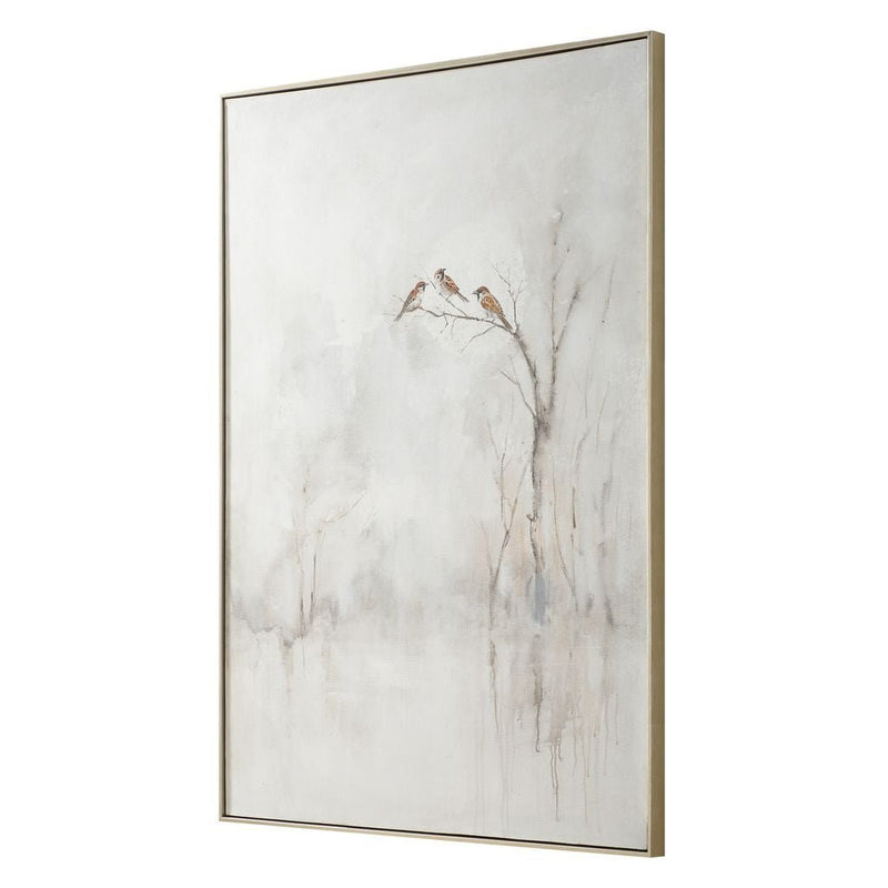 DELICATE TREES Hand Painted Canvas - Al Rugaib Furniture