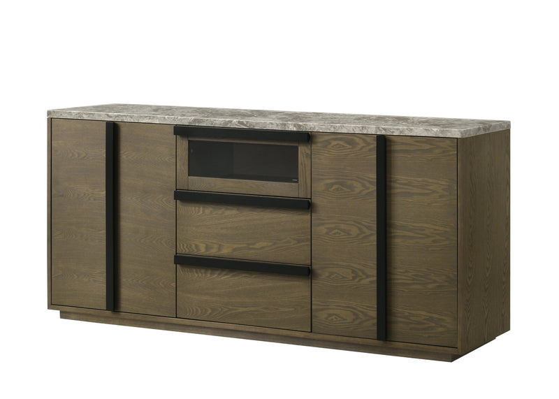 Delphi Grey Marble Sideboard - Al Rugaib Furniture