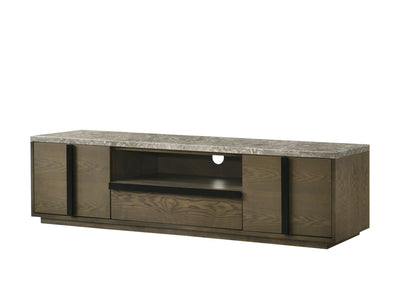 Delphi Grey Marble TV Cabinet - Al Rugaib Furniture